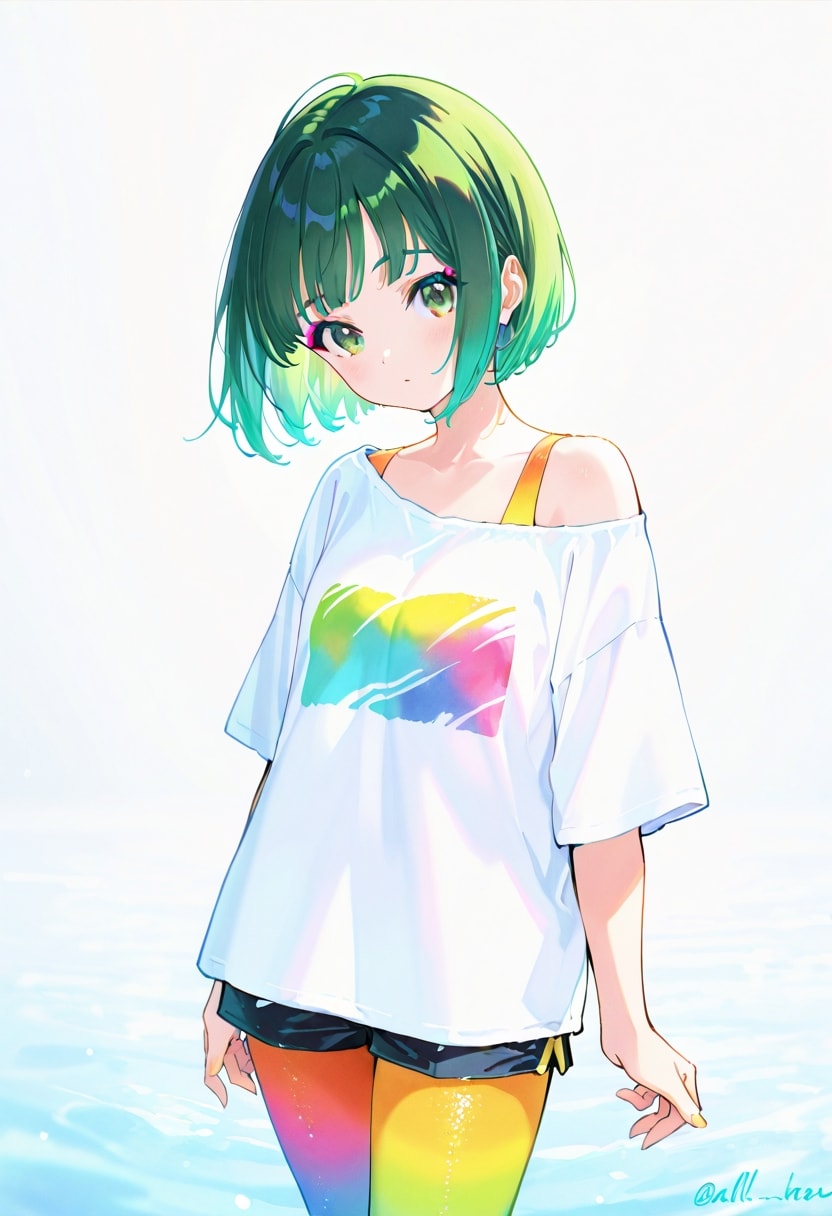 レインボーガール | の人気AIイラスト・グラビア