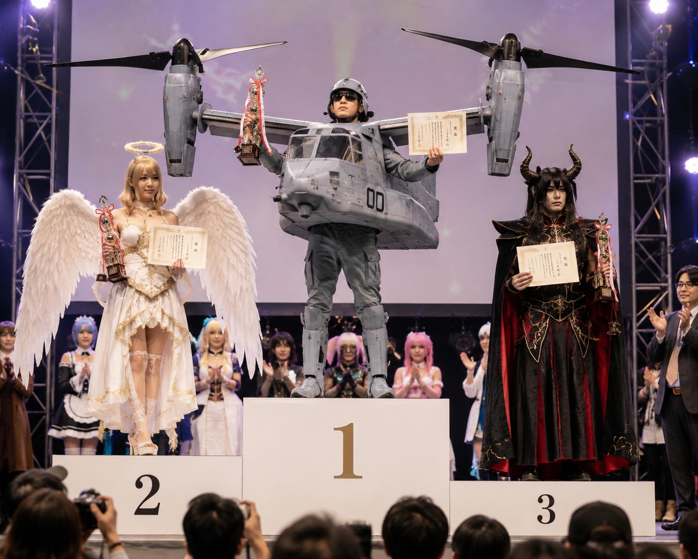 オスプレイでコスプレイ