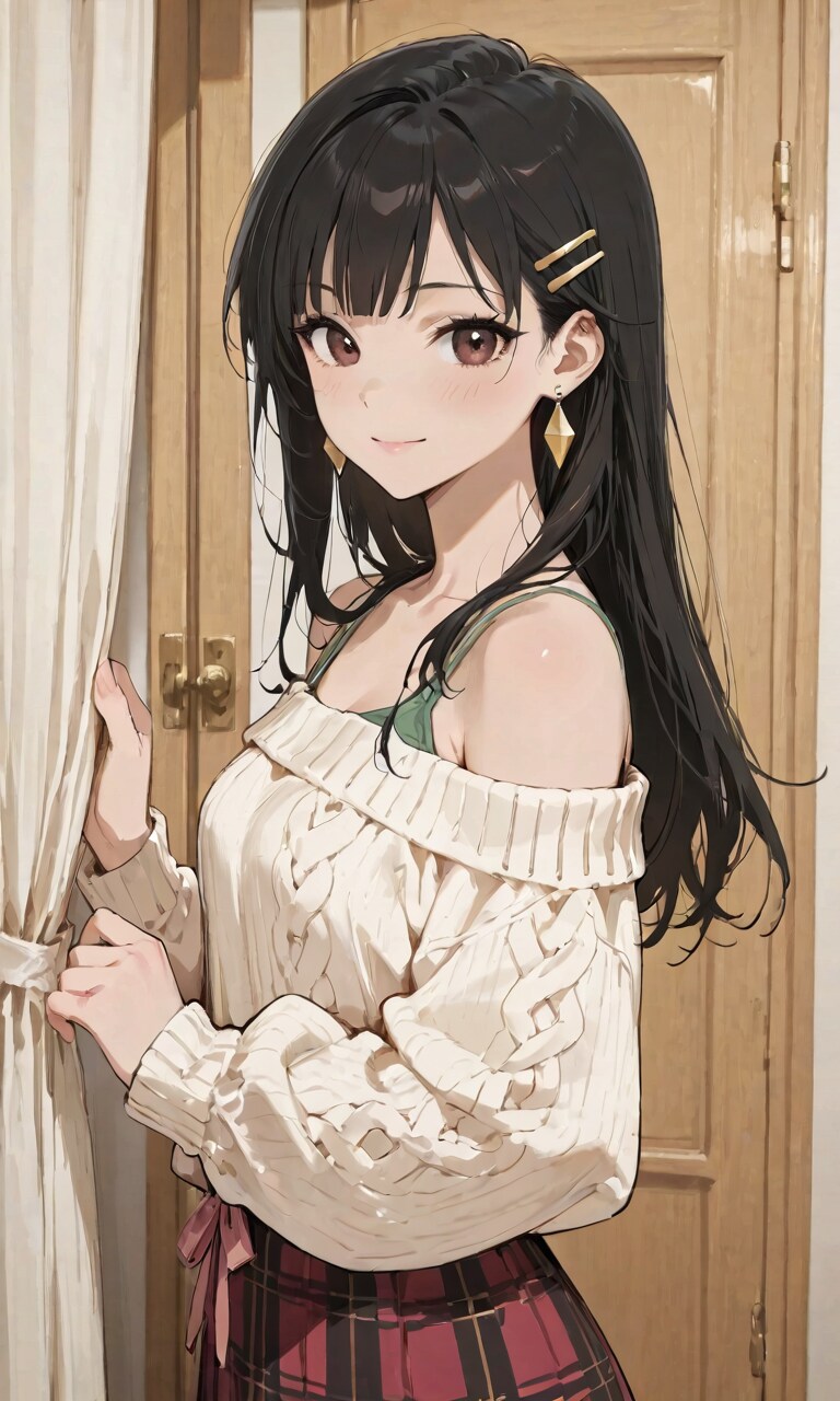 オフショル女子 | の人気AIイラスト・グラビア