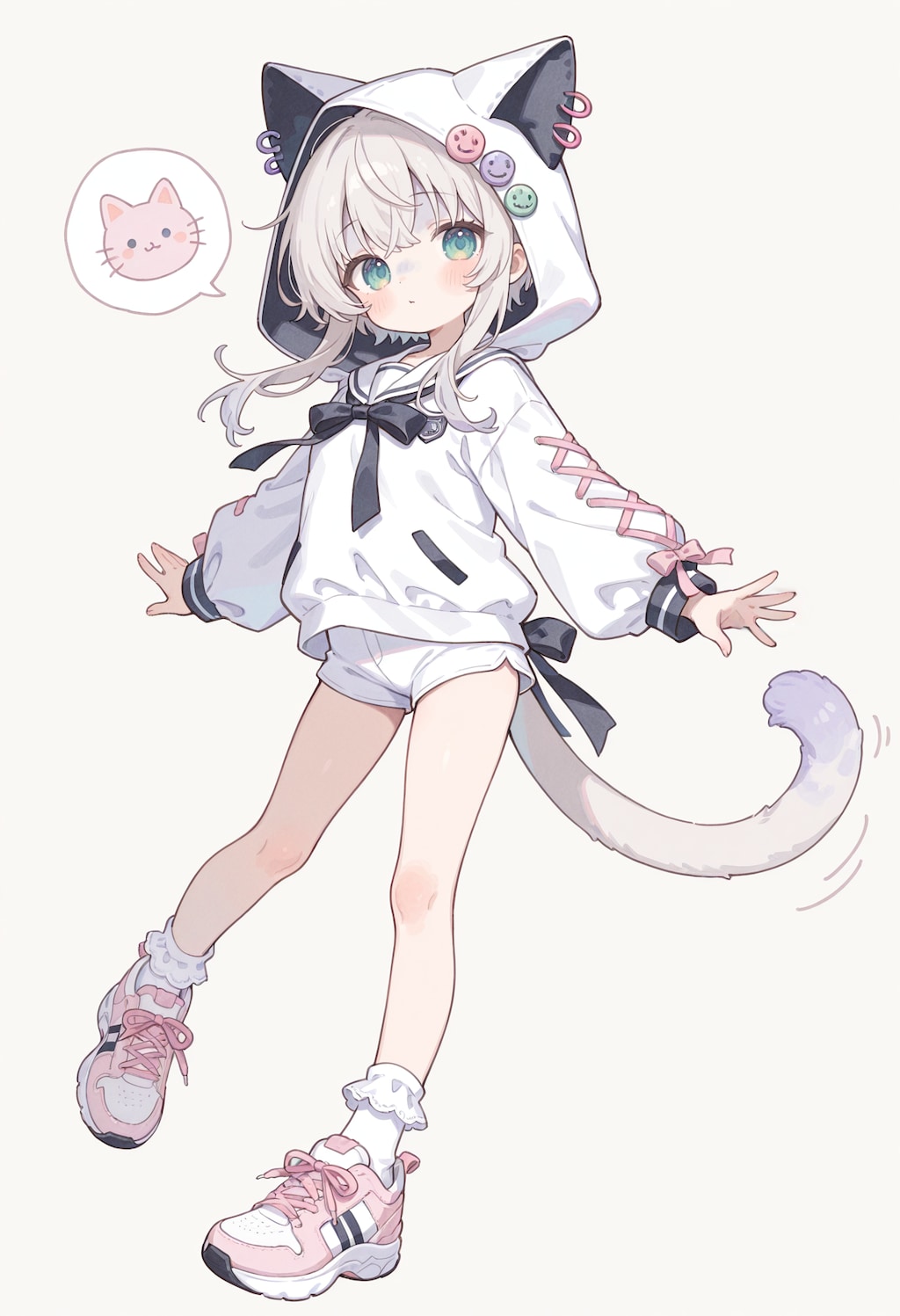 ネコ耳フードちゃん