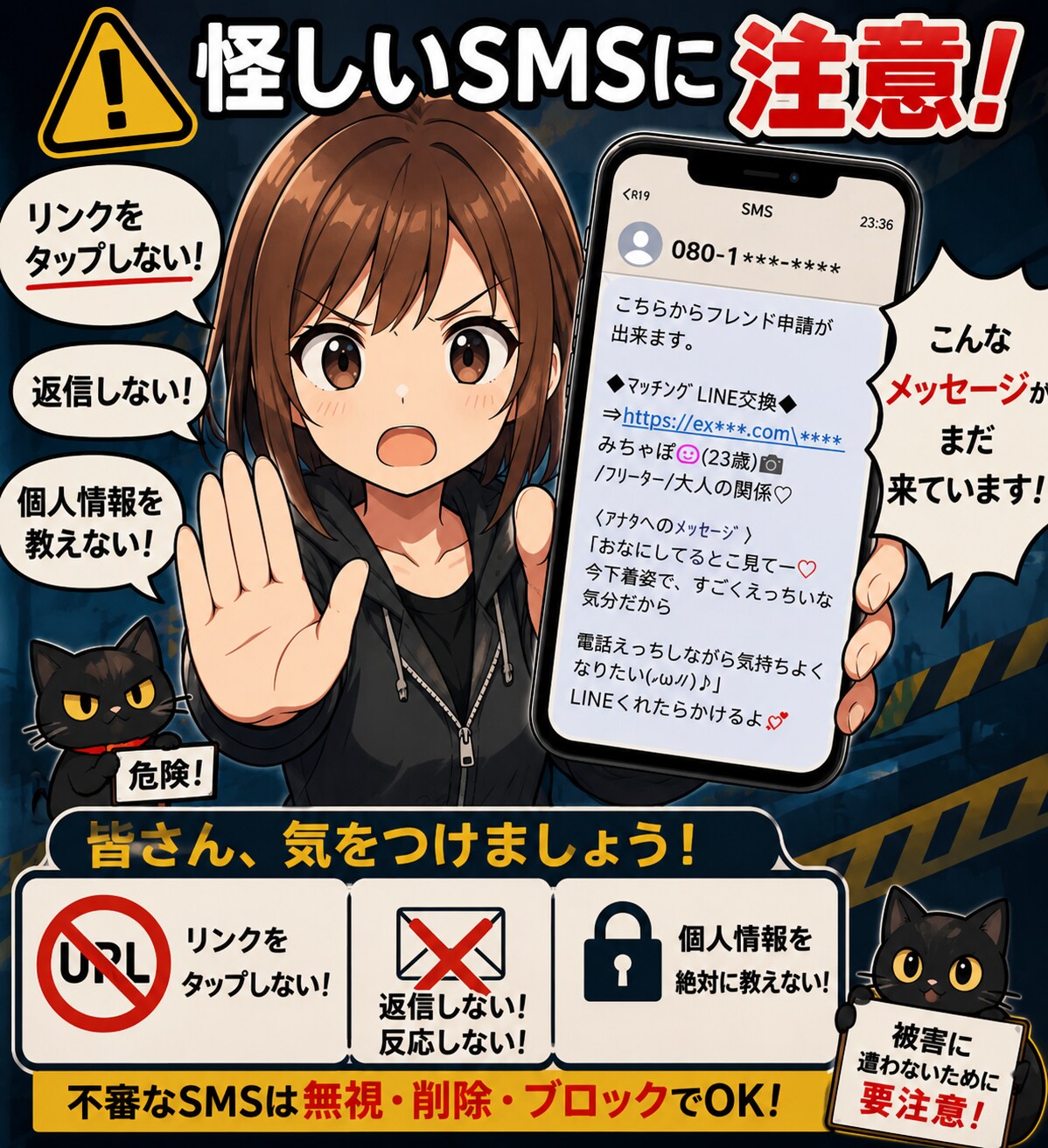 未だに、この様な手口を使うのがいる！ | の人気AIイラスト・グラビア