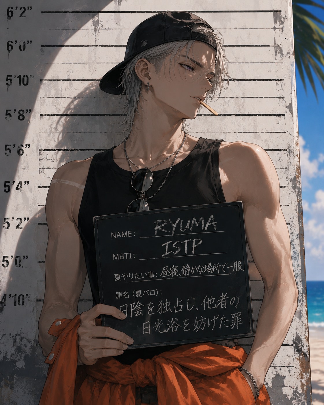 188㎝の気怠い瞳。ver.竜麻マグボード夏プロフ