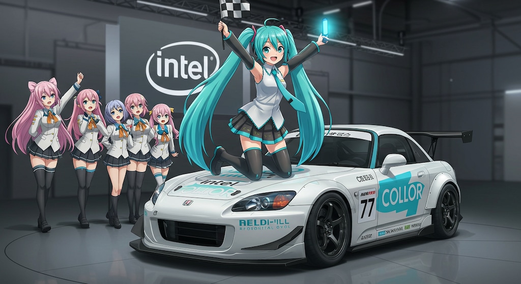 初音ミクとIntelS2000