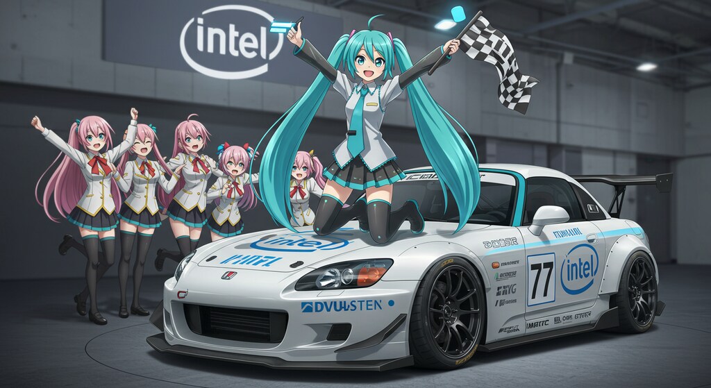 初音ミクとIntelS2000