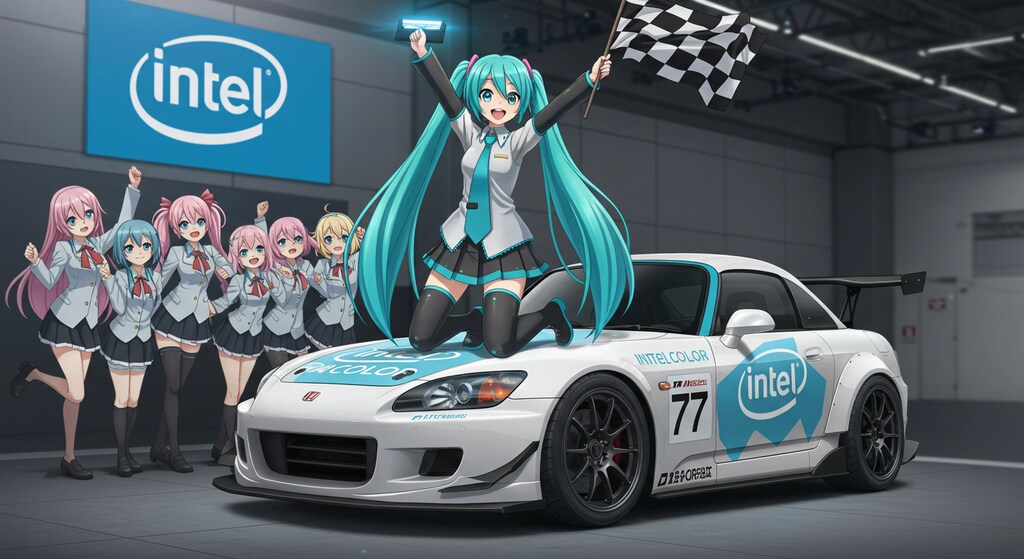 初音ミクとIntelS2000