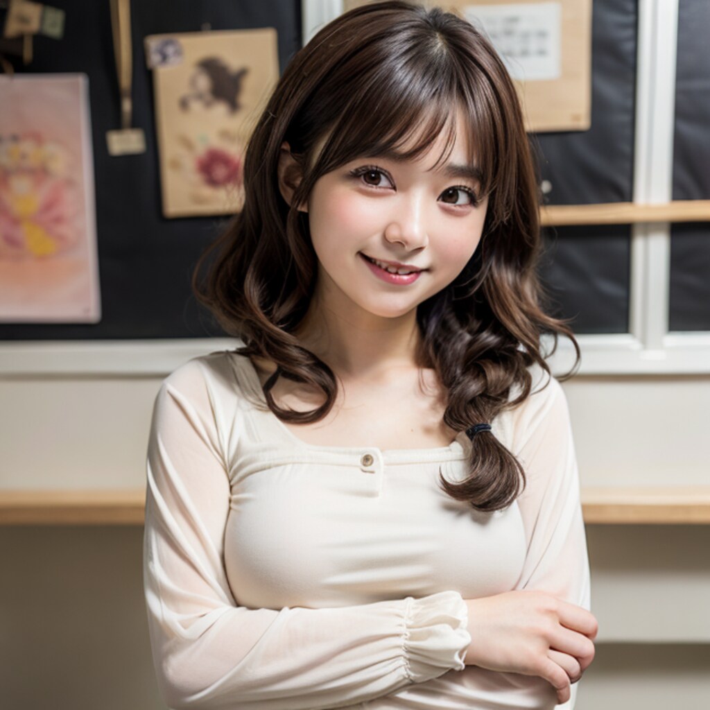 あら？何か描きたいものが出来たの？