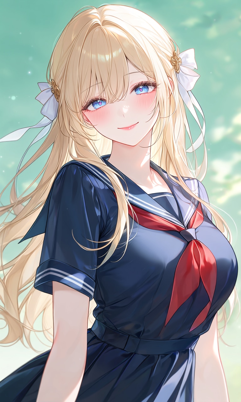 セーラー服美少女 | の人気AIイラスト・グラビア