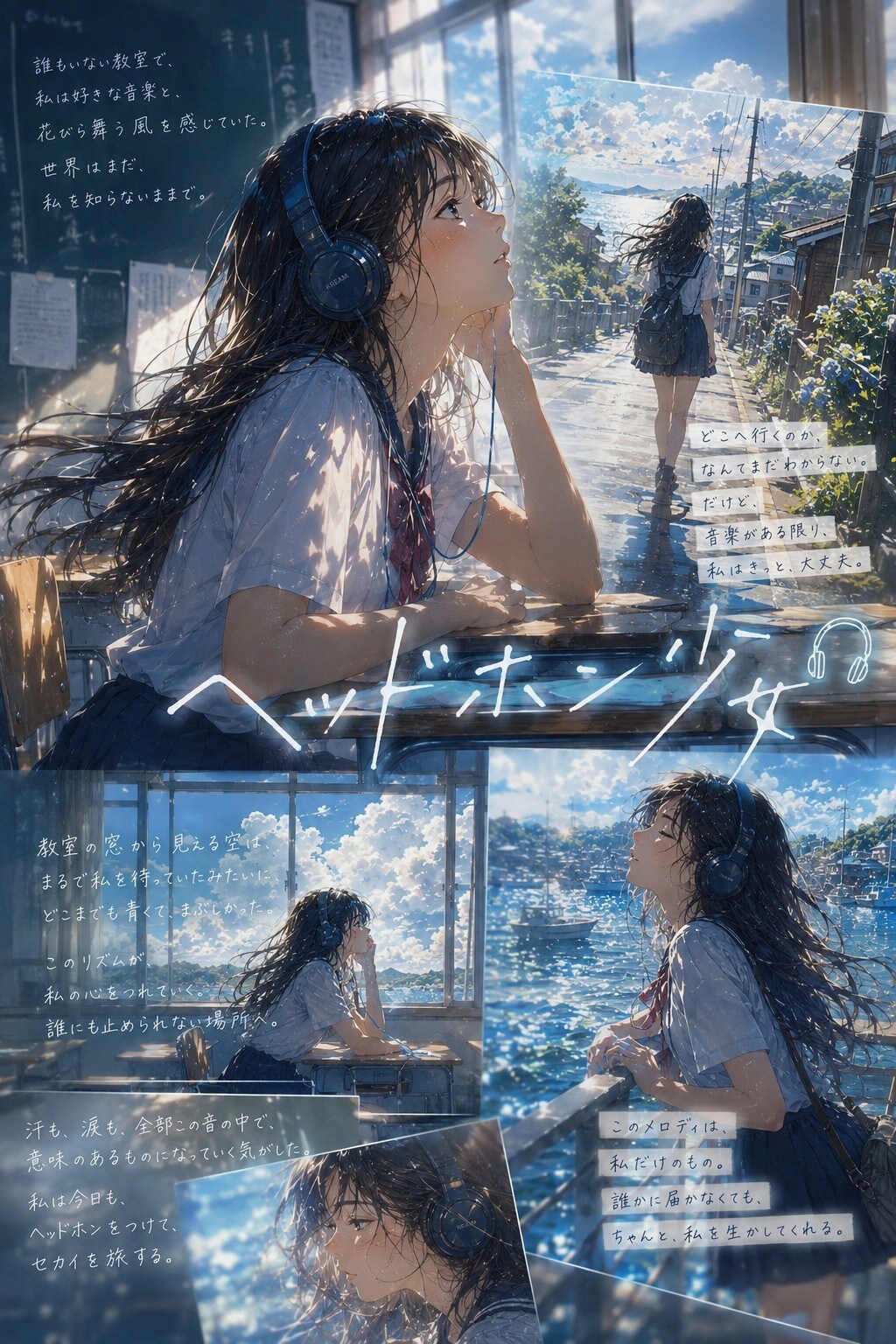 ヘッドホン🎧️少女