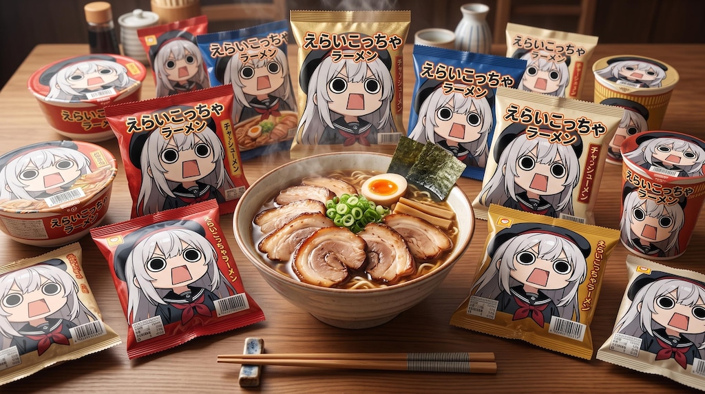 摩訶不思議食堂のえらいこっちゃ嬢印即席ラーメン食べ放題プランエンドレスディナーコース付き