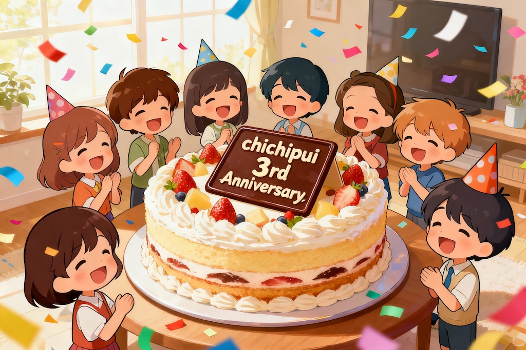 祝！ちちぷい３周年