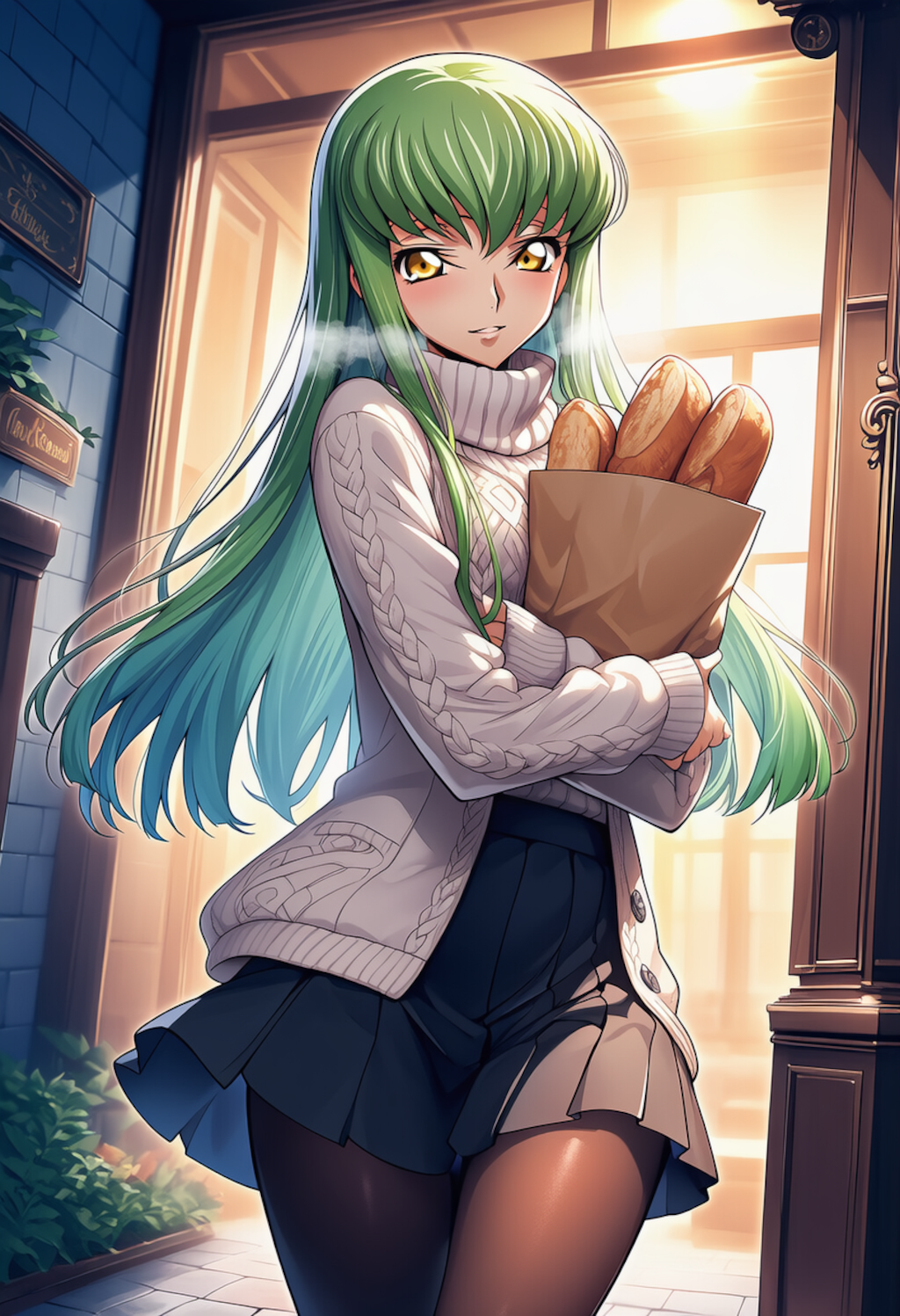 焼き色の余韻 ― Warm Crumbs, Soft Eyes