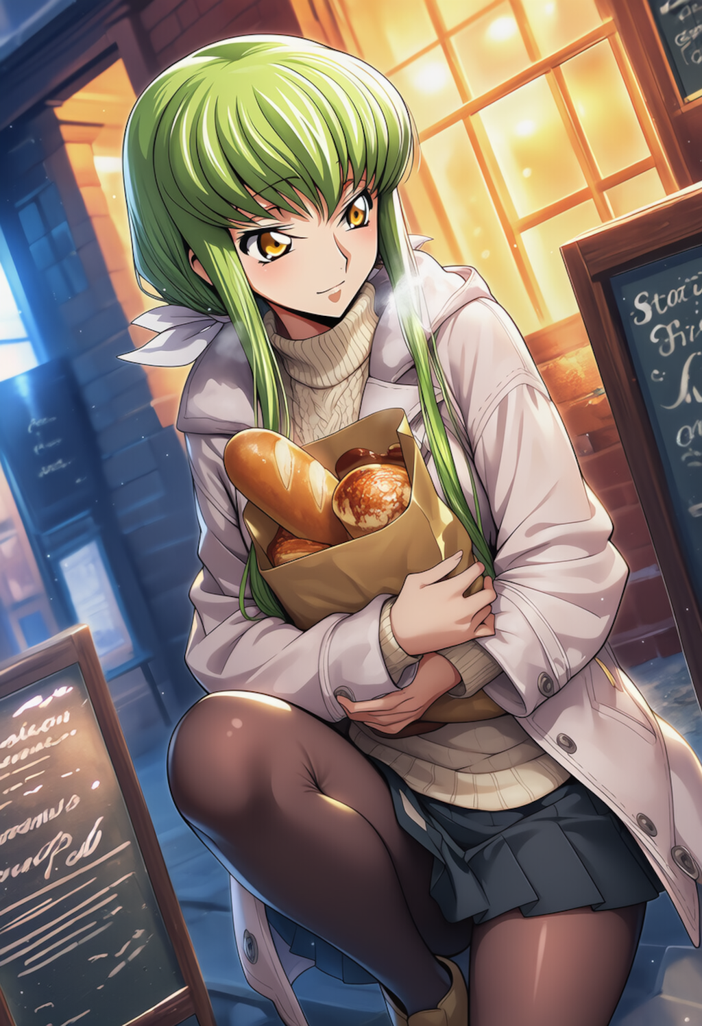 焼き色の余韻 ― Warm Crumbs, Soft Eyes