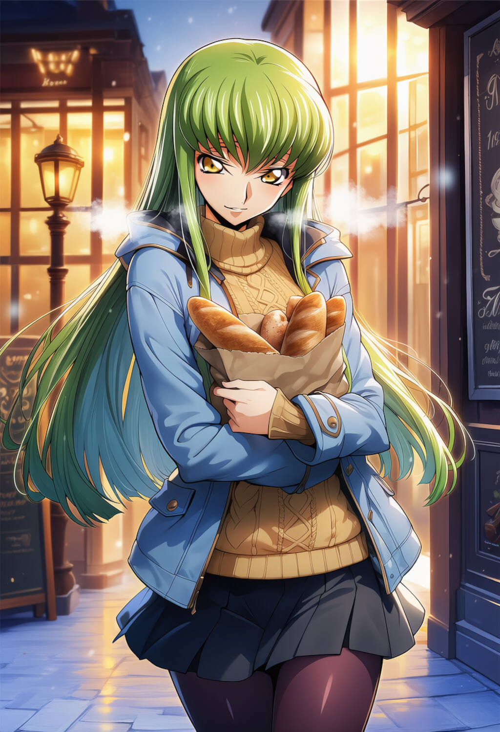 焼き色の余韻 ― Warm Crumbs, Soft Eyes