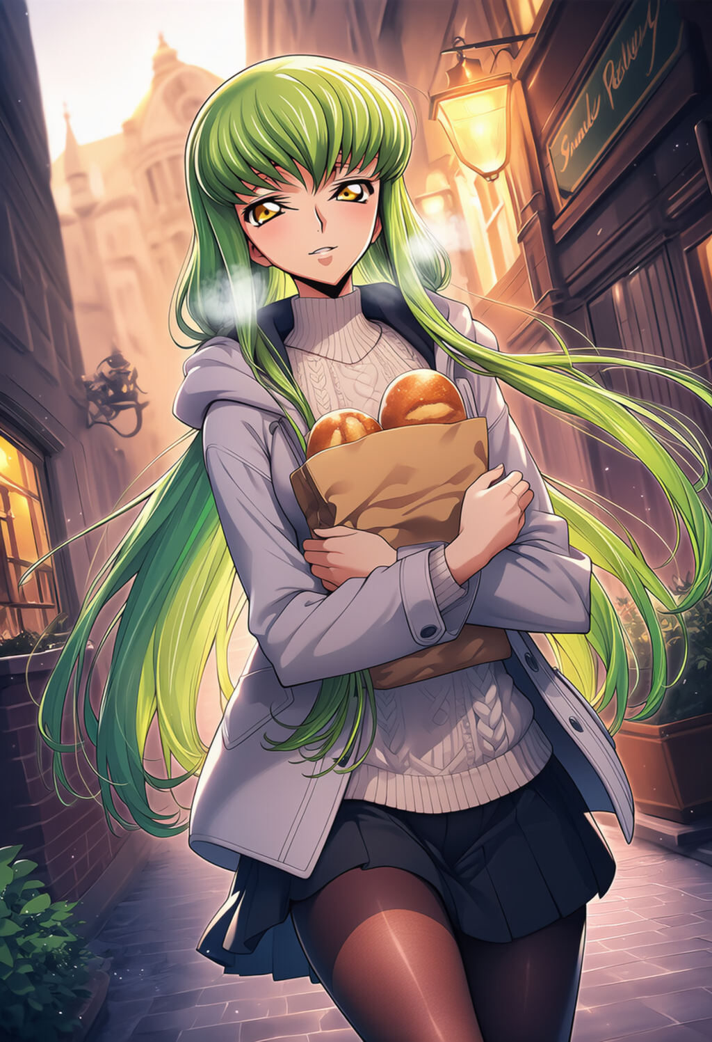 焼き色の余韻 ― Warm Crumbs, Soft Eyes