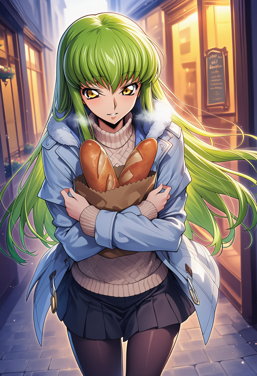 焼き色の余韻 ― Warm Crumbs, Soft Eyes | の人気AIイラスト・グラビア