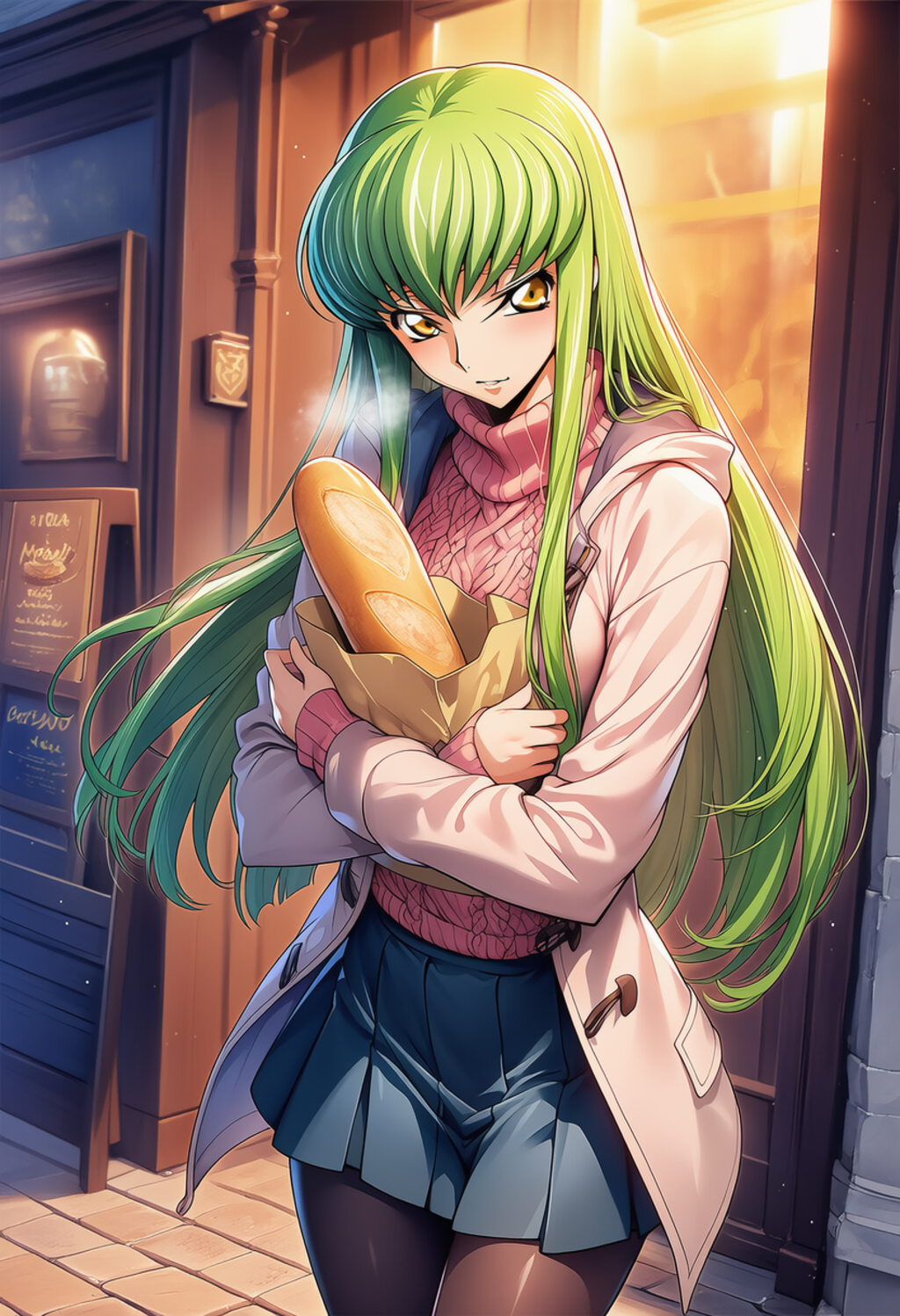 焼き色の余韻 ― Warm Crumbs, Soft Eyes