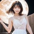 月夜に踊る女性 8枚目