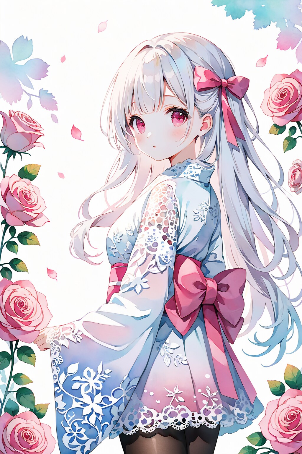 レースの着物撮影会 | の人気AIイラスト・グラビア