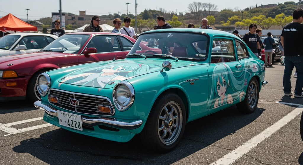 初音ミク痛車S800