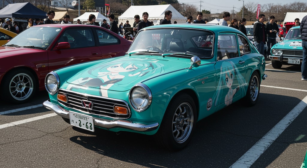 初音ミク痛車S800