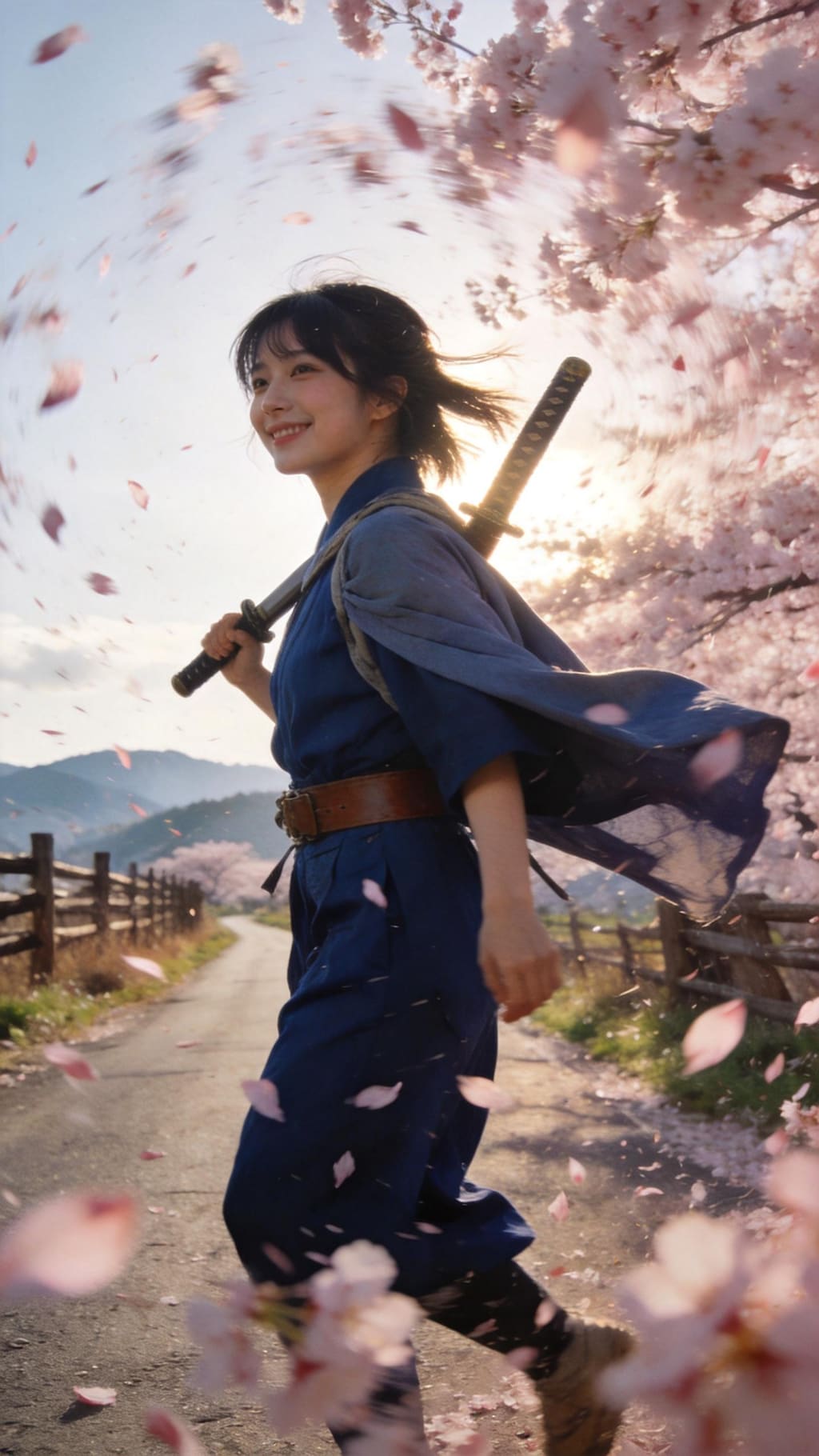 Beneath Falling Sakura