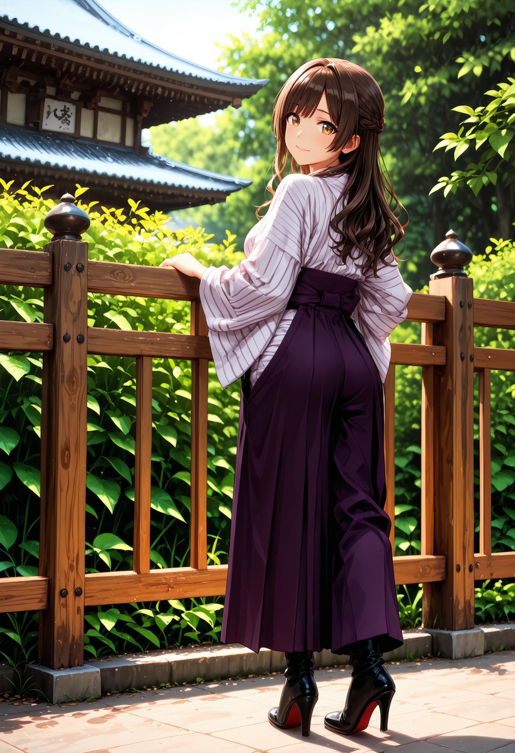 袴美女