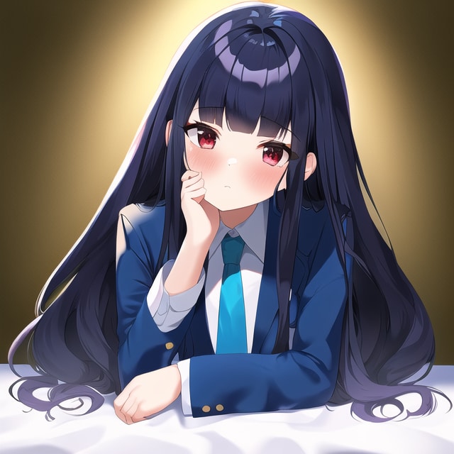 ネクタイブレザーの女子高生とこよ