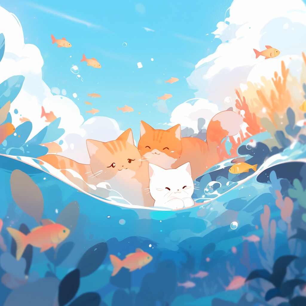 ねことうみ