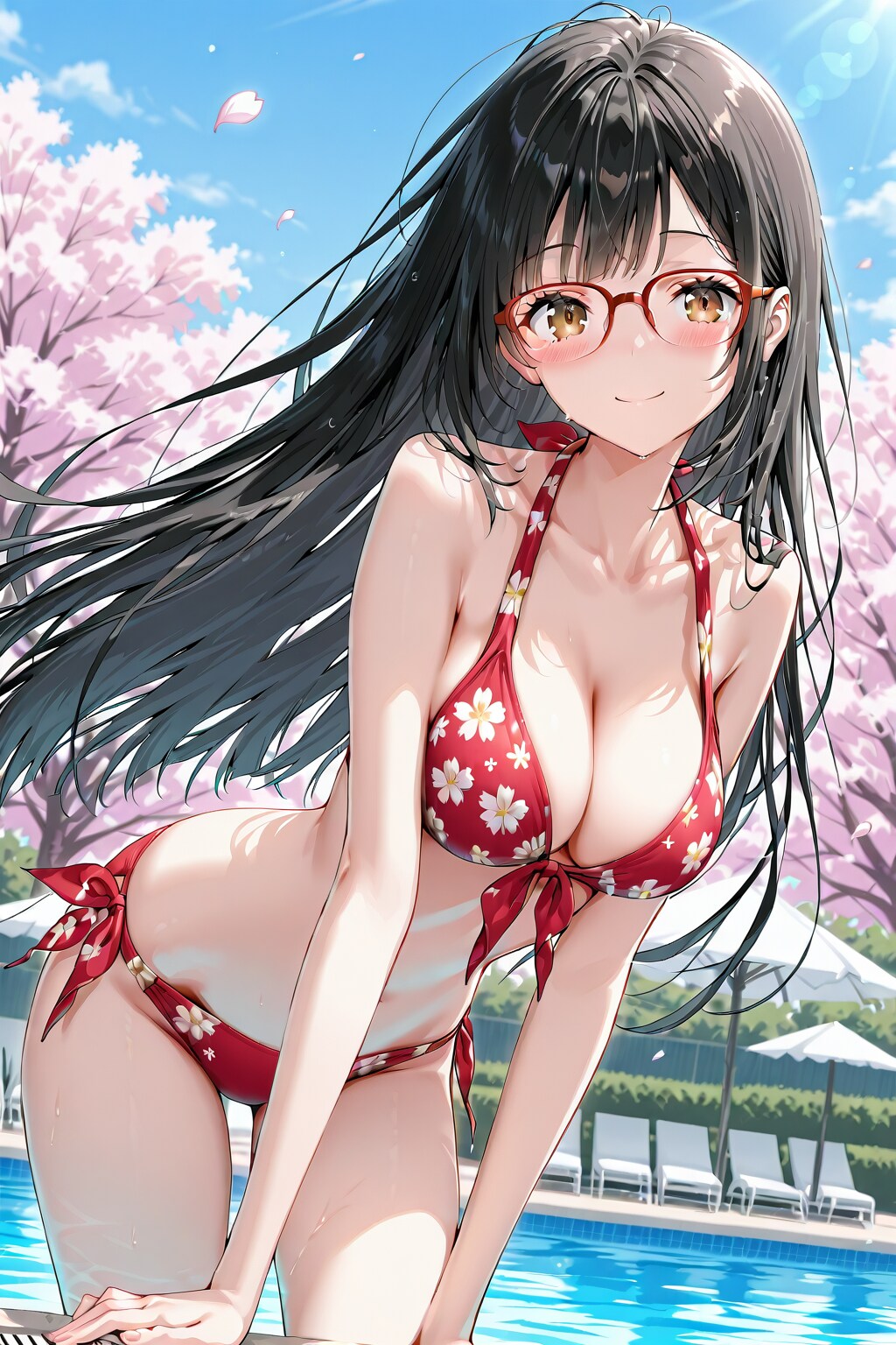 春の水着