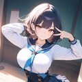 ワンピースタイプのセーラー服 5枚目