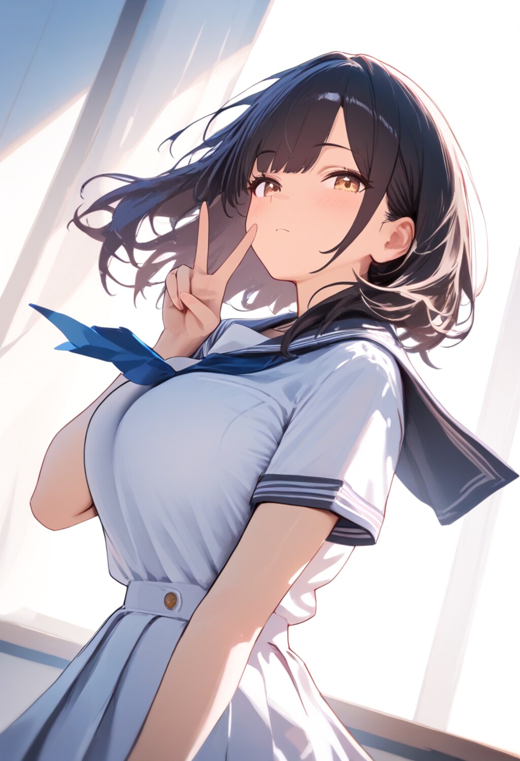 ワンピースタイプのセーラー服