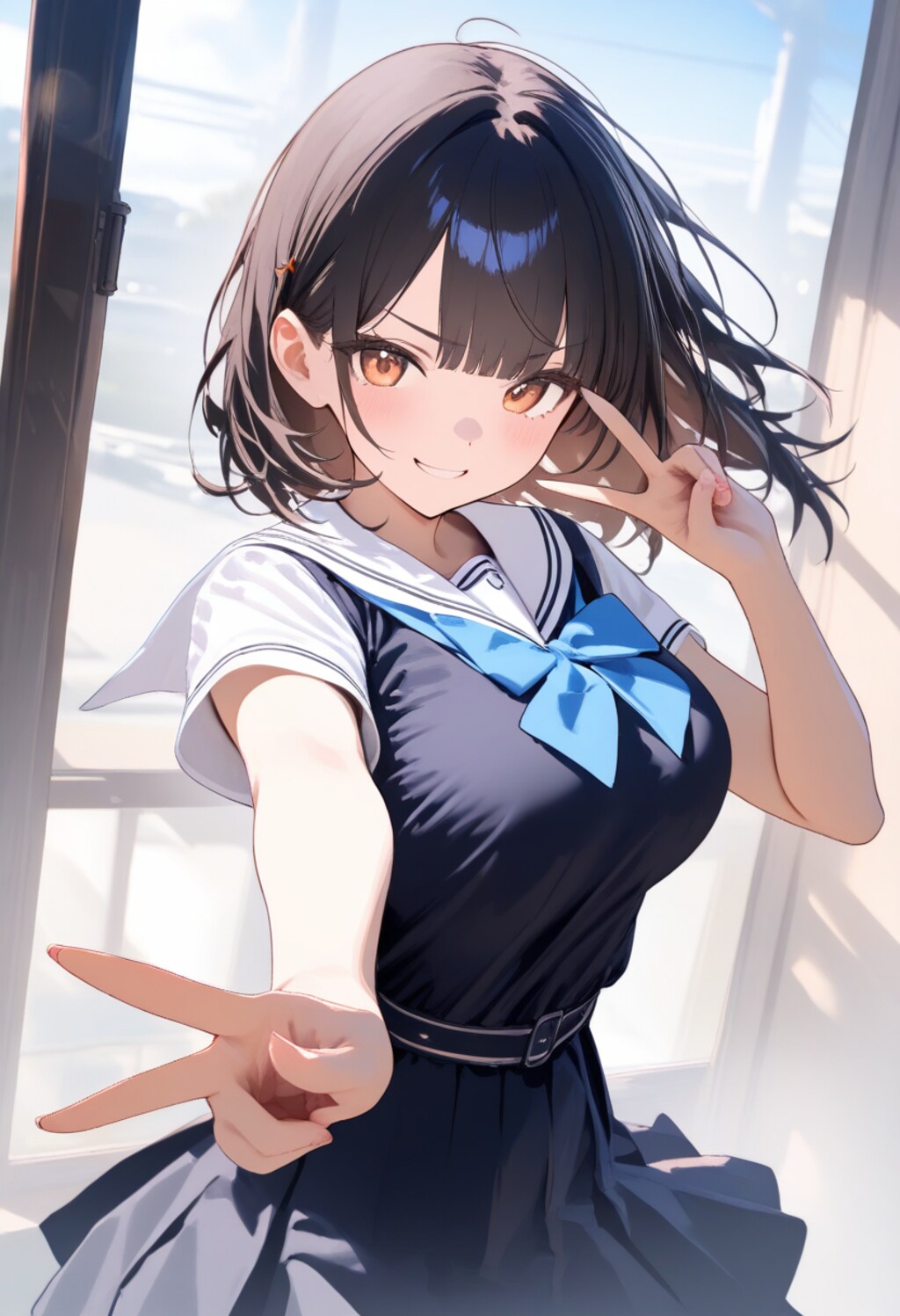 ワンピースタイプのセーラー服