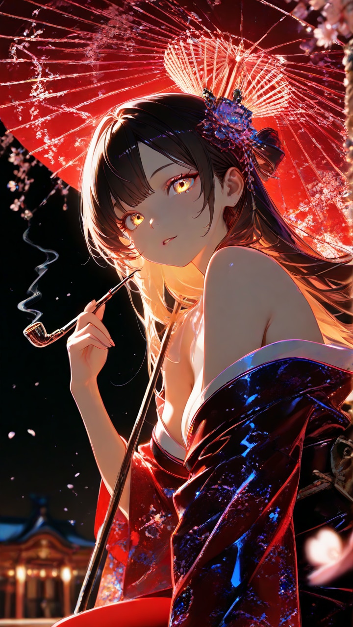 煙管女子