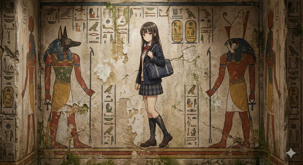 古代すーさん文明の壁画（癖画）