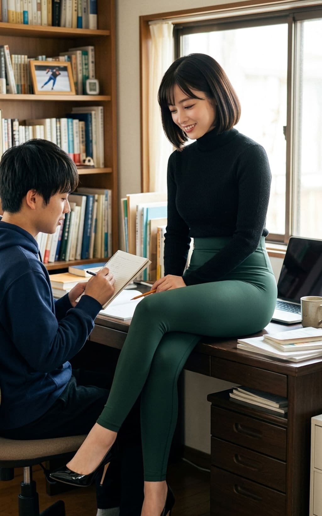 レギンスの家庭教師（叔母）