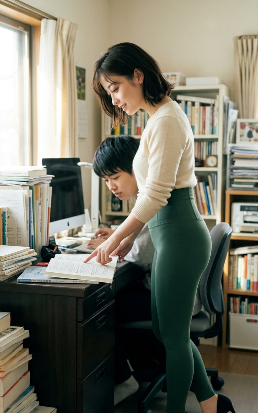 レギンスの家庭教師（叔母）