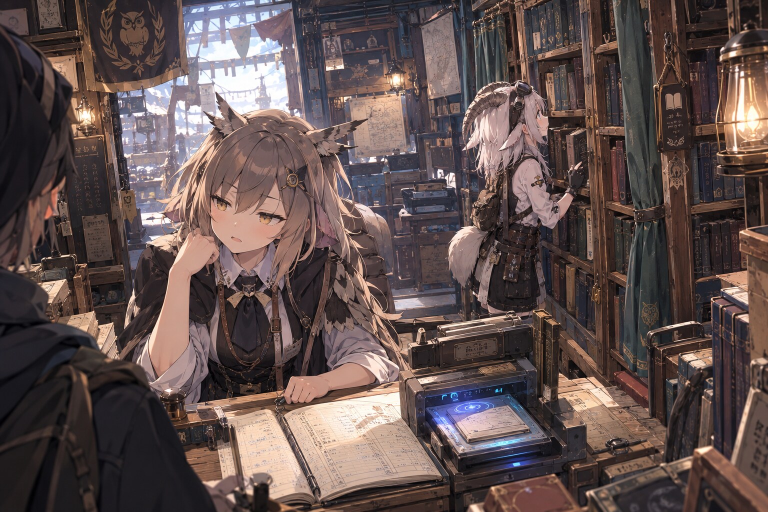 ここの本は売り物じゃないんだ | の人気AIイラスト・グラビア