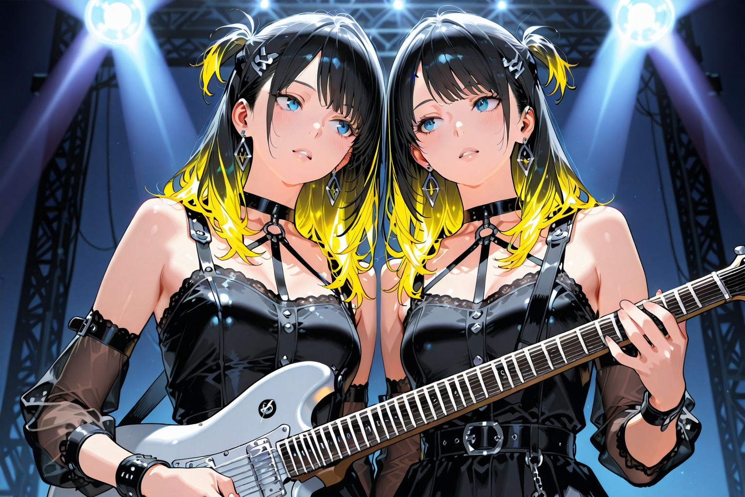 ギターソロも二人で | の人気AIイラスト・グラビア