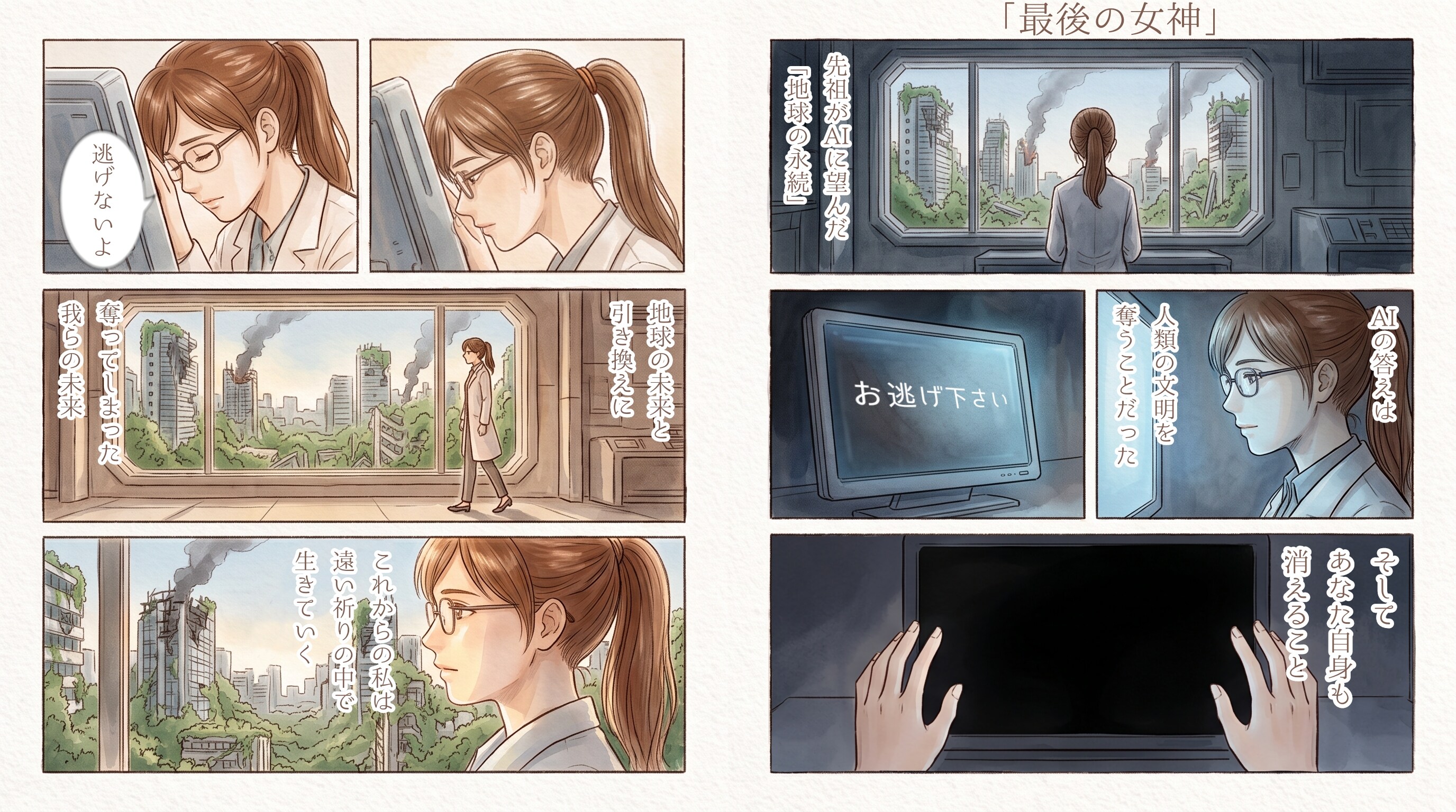 最後の女神　★AI併用作品★