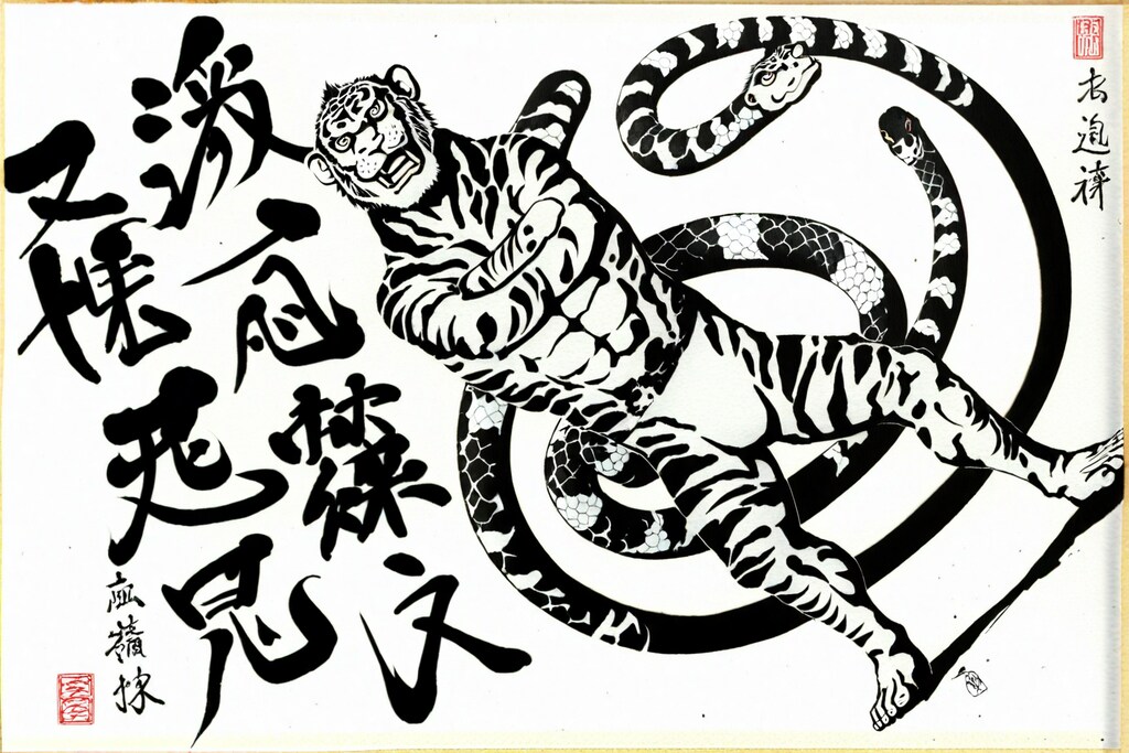 百鬼夜行 猿虎蛇