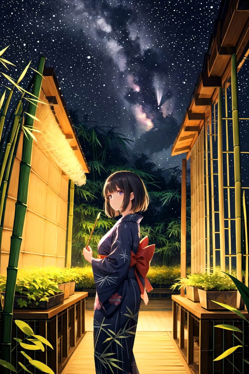 bamboo leaves | の人気AIイラスト・グラビア