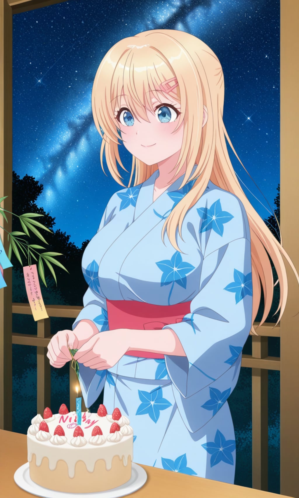 七夕誕生日の天海夕🎋🎂👘🌌❤️