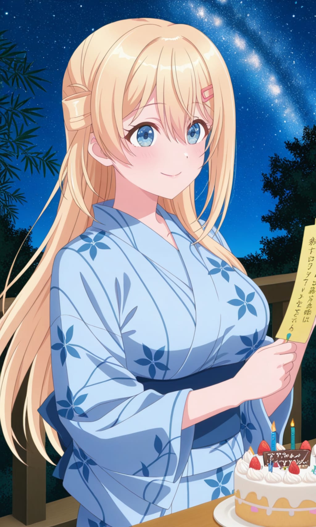 七夕誕生日の天海夕🎋🎂👘🌌❤️