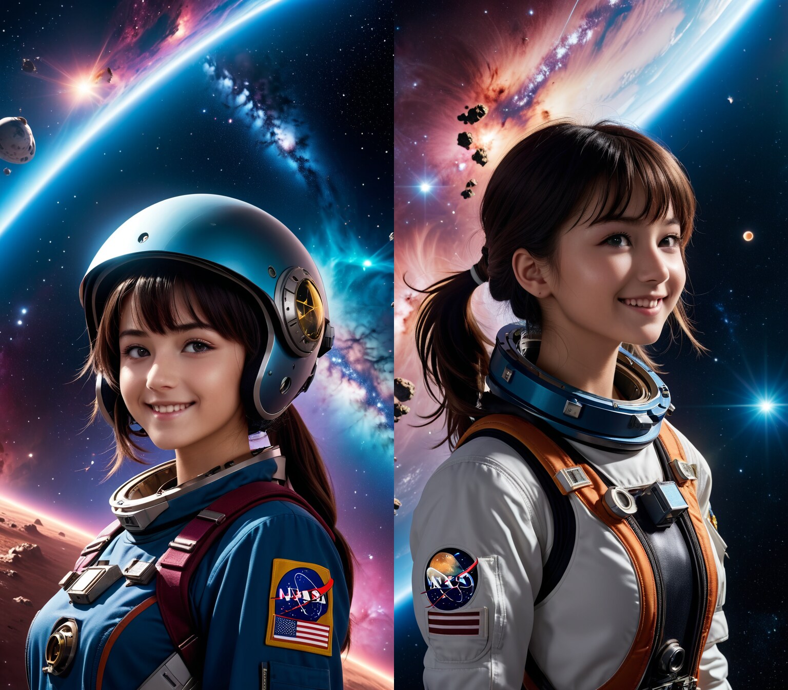 美人すぎる宇宙飛行士