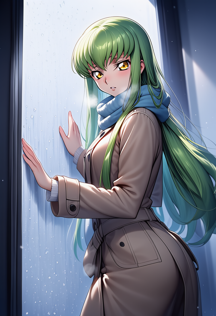 曇り越しの衝動 ― Impulse Behind the Frosted Glass | の人気AIイラスト・グラビア