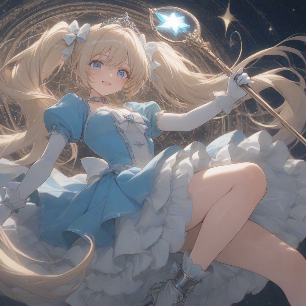 金髪碧眼の魔法少女