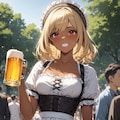 地ビールの日にちなんで、褐色肌のディアンドル娘 6枚目