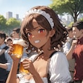 地ビールの日にちなんで、褐色肌のディアンドル娘 7枚目