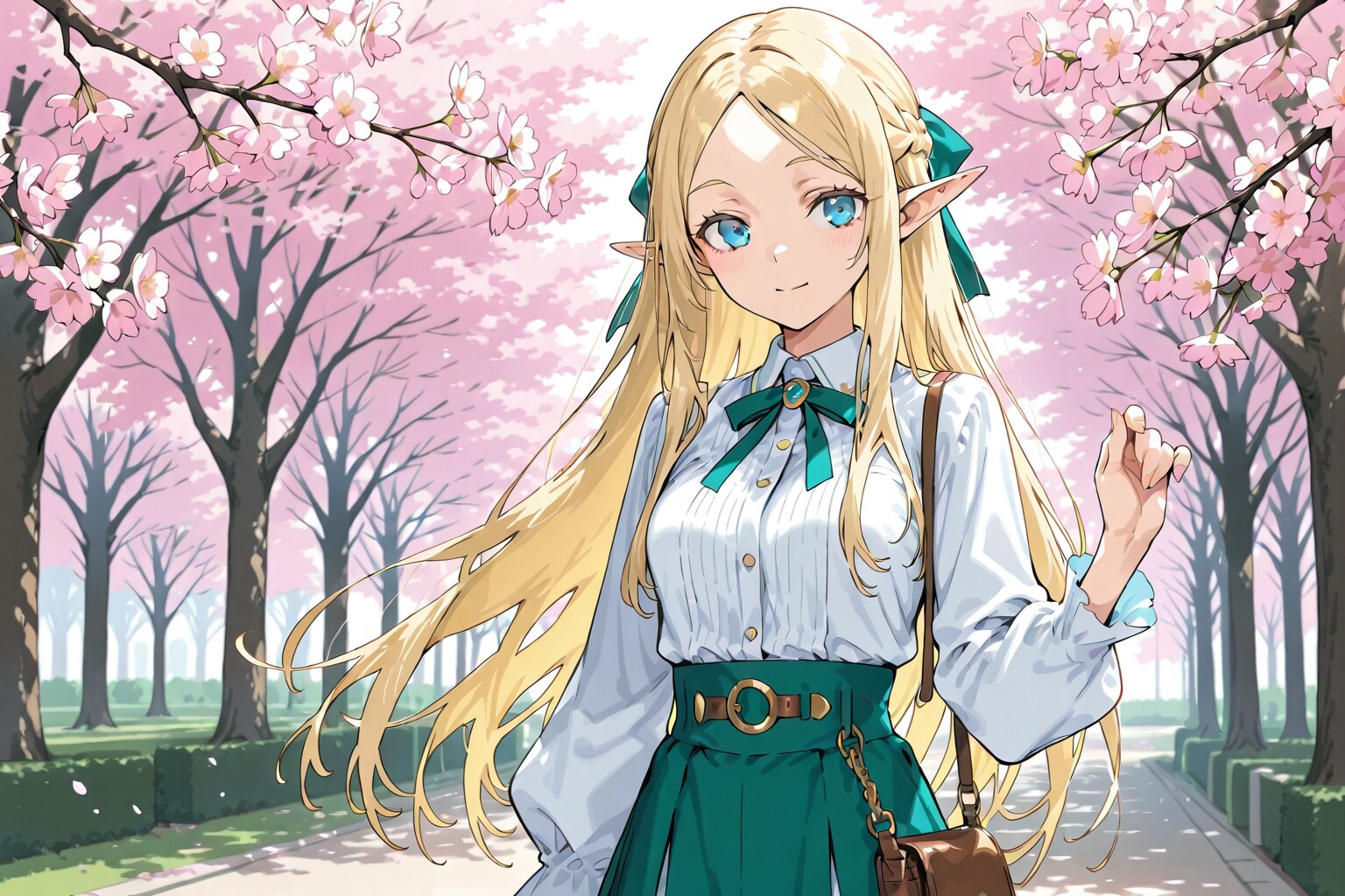 桜エルフガール_2026/03/15 | の人気AIイラスト・グラビア