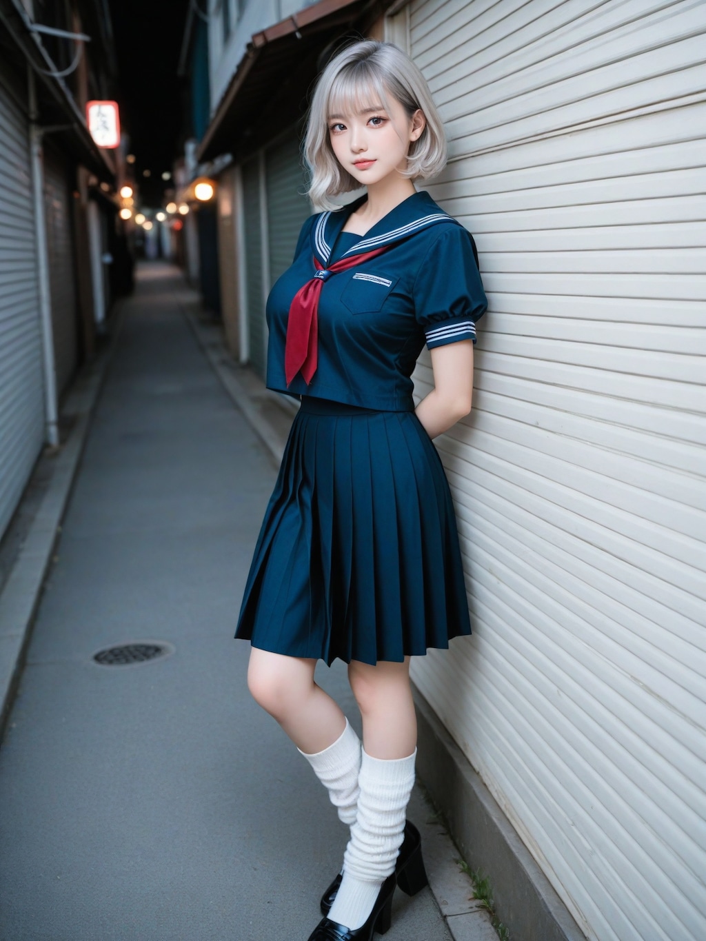 路地裏の秘密の放課後…♡